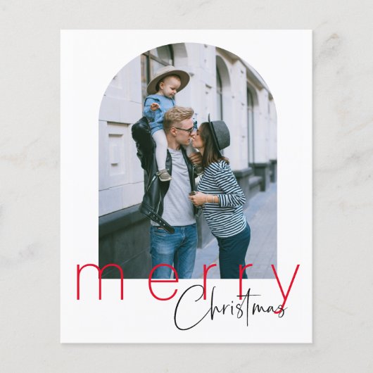 Budget Arch Merry kerstgratie Kaart (Voorkant)