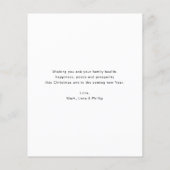 Budget Arch Merry kerstgratie Kaart (Achterkant)