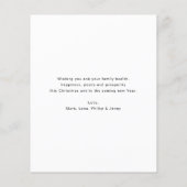 Budget Arch Merry kerstgratie Kaart (Achterkant)