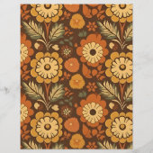 Budget Arch Moderne Retro 70s Bloemenbruiloft Flyer (Achterkant)