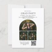 BUDGET Arch Photo Collage QR Code Graduation Party (Achterkant)