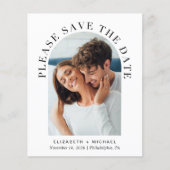 Budget Arch Photo Wedding Save the Date (Voorkant)