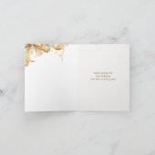 Budget Art Deco Elegant Kerstpaar Feestdagen Kaart (Binnen)