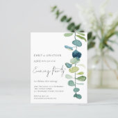 Budget Artsy Eucalyptus Wedding Evening Party (Staand voorkant)