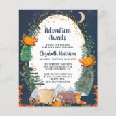 Budget Autumn Adventure Woodland Baby shower (Voorkant)