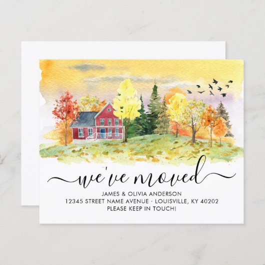 Budget Autumn Herfst Forest Bossen We hebben ons v (Voorkant / Achterkant)