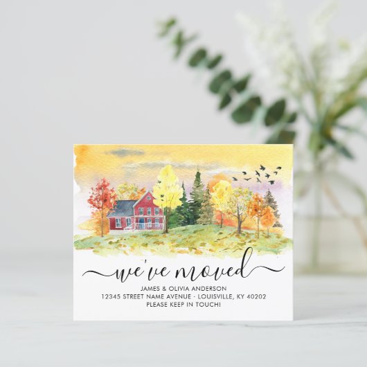 Budget Autumn Herfst Forest Bossen We hebben ons v (Staand voorkant)