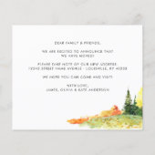 Budget Autumn Herfst Forest Bossen We hebben ons v (Achterkant)