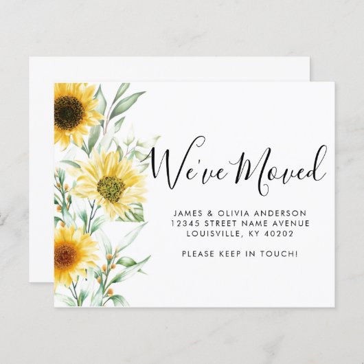 Budget Autumn Herfst Zonnebloem We hebben ons verp (Voorkant / Achterkant)