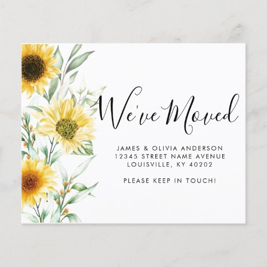 Budget Autumn Herfst Zonnebloem We hebben ons verp (Voorkant)