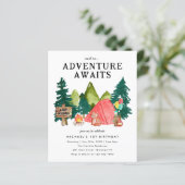 Budget Avontuur wacht Tent Beer Camping Verjaardag (Staand voorkant)