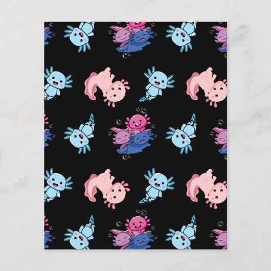 Budget Axolotl Birthday Party Invitation (Achterkant)