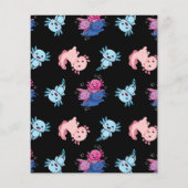 Budget Axolotl Birthday Party Invitation (Achterkant)