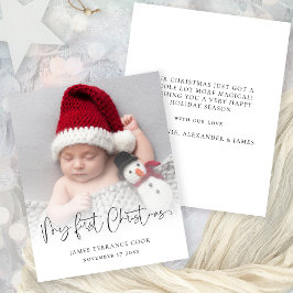 Budget Baby 1e Kerstnaam Datum Foto Overlay