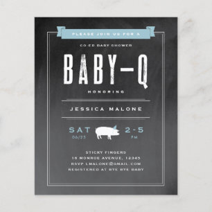 Budget Baby BBQ Blauwe Gecombineerde Baby Shower U