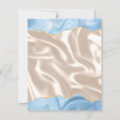 Budget Baby Blauw Goud Agaat Ivoor Zijde Huwelijk (Achterkant)