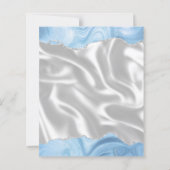 Budget Baby Blauw Zilveren Agaat Witte Zijde Huwel (Achterkant)