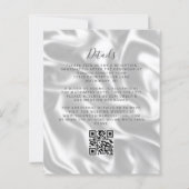 Budget Baby Blauw Zilveren Agaat Zijde QR Code Huw (Achterkant)