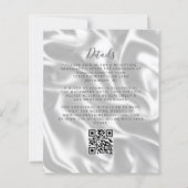 Budget Baby Blue Zilveren Agaat Zijde QR Code Trou (Achterkant)