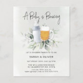 Budget Baby Brewing Greenery Boy Baby shower (Voorkant)