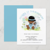 Budget Baby First Birthday Party Invitation (Voorkant / Achterkant)