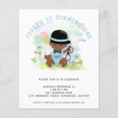 Budget Baby First Birthday Party Invitation (Voorkant)