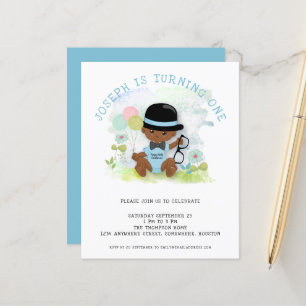 Budget Baby First Birthday Party Invitation