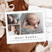 Budget Baby Foto Collage Birth Announance