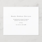 Budget Baby Foto Collage Birth Announance (Achterkant)