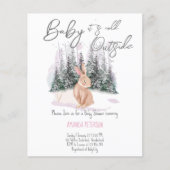 Budget Baby Het is koud buiten het baby shower van (Voorkant)