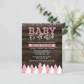 Budget Baby Het is koud buiten sneeuwmeisjeBaby Sh (Staand voorkant)