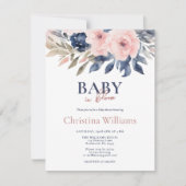 Budget Baby in Bloom Baby shower Kaart (Voorkant)