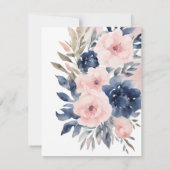 Budget Baby in Bloom Baby shower Kaart (Achterkant)