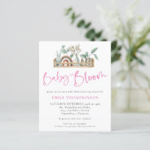 Budget Baby in Bloom Boho Baby roze douche (Staand voorkant)