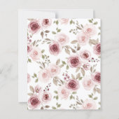 Budget Baby in Bloom Bourgogne Blush Baby shower (Achterkant)