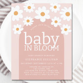 Budget Baby in Bloom Daisy Baby shower Invitation