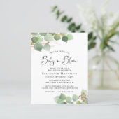 Budget Baby in Bloom Eucalyptus Baby Sprinkle (Staand voorkant)