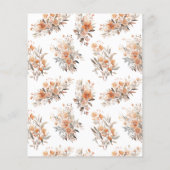 Budget Baby in Bloom Meisje Boho Baby shower Uitno (Achterkant)