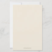 Budget Baby in Bloom Wildflower Baby shower Uitnod (Achterkant)