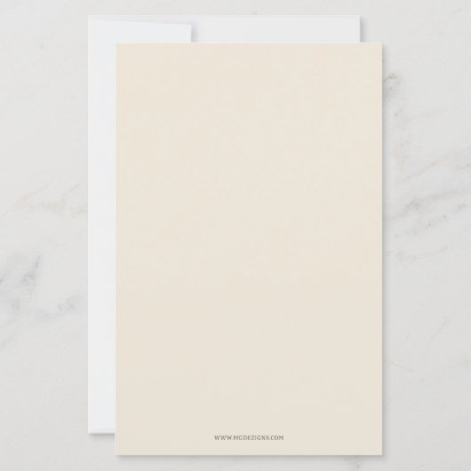 Budget Baby in Bloom Wildflower Baby shower Uitnod (Achterkant)