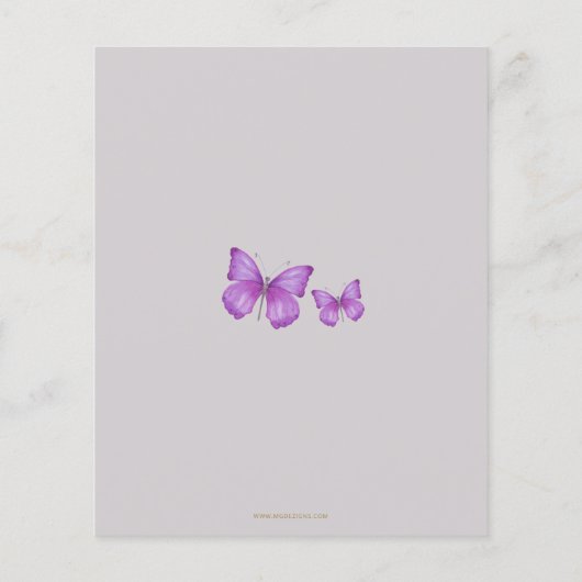 Budget Baby in de uitnodiging van het Baby shower (Achterkant)