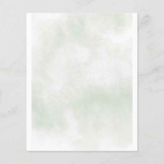 Budget Baby in de uitnodiging van het Baby shower (Achterkant)