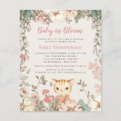 Budget Baby in het Baby shower van het kattenmeisj (Voorkant)