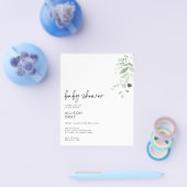 BUDGET Baby Invitation brochure (Enkel)
