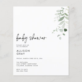 BUDGET Baby Invitation brochure