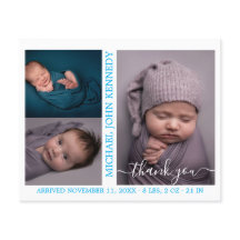 Budget Baby Photo Collage Birth Announounge
