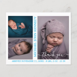 Budget Baby Photo Collage Birth Announounge