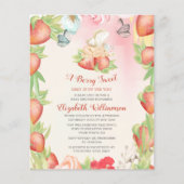 Budget Baby shower Berry Sweet Strawberry (Voorkant)