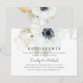 BUDGET Baby Shower Blauwe Anemoon (Voorkant / Achterkant)