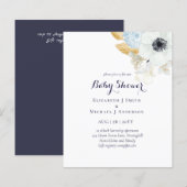 BUDGET Baby shower Blue Anemone (Voorkant / Achterkant)